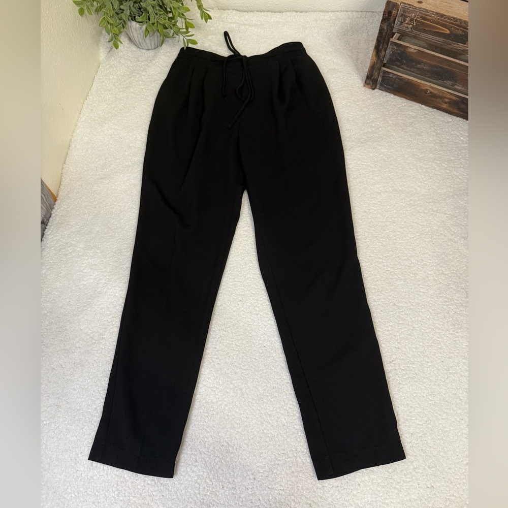 Lush Black Polyester Pants Size Small